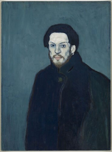 Quel artiste est représenté sur cette peinture ? 