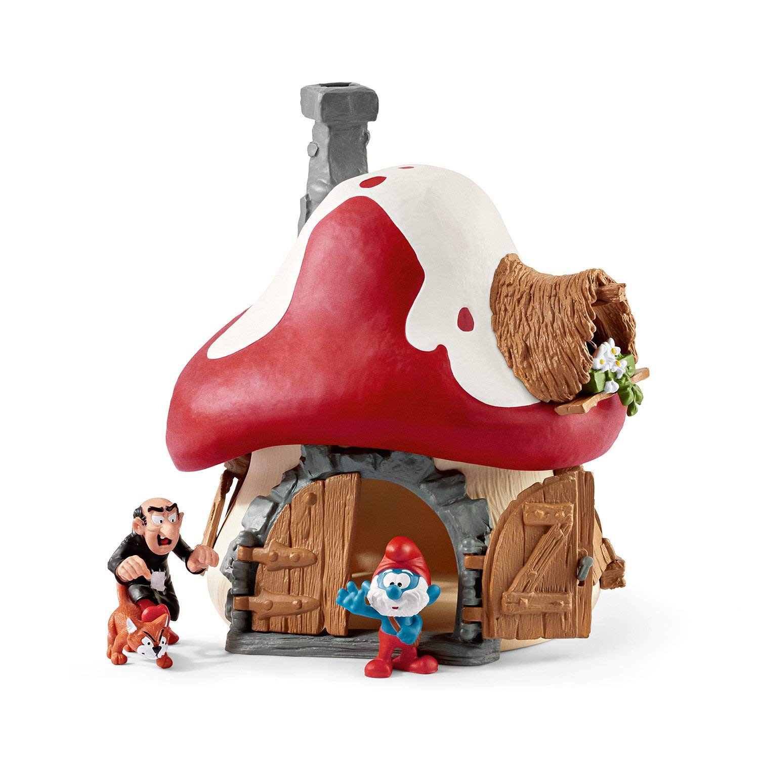 Quelle est la forme des maisons des Schtroumpfs ? 