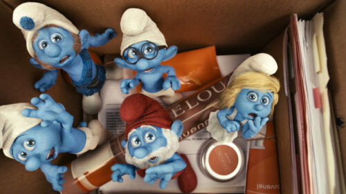Dans le film Les Schtroumpfs (3D) de 2011, où les petits bonhommes bleus débarquent-ils ? 