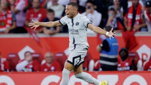Quel record Kylian Mbappé a-t-il égalé le 21 août 2023 dans un match de Ligue 1 face à Lille avec le PSG ? 