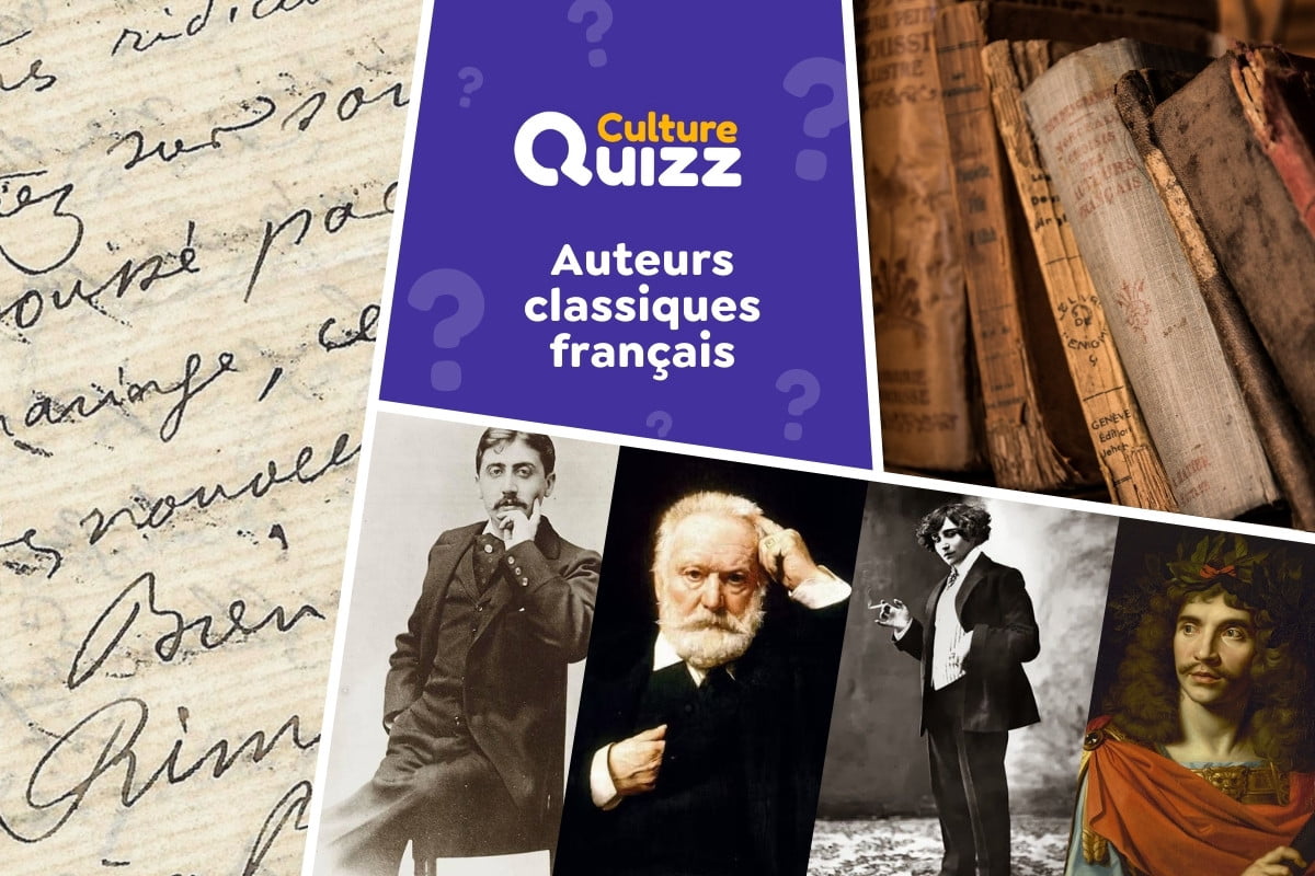 Quiz : Associez des Auteurs Classiques à leurs œuvres littéraires - Quiz spécial auteurs classiques français et leurs œuvres célèbres