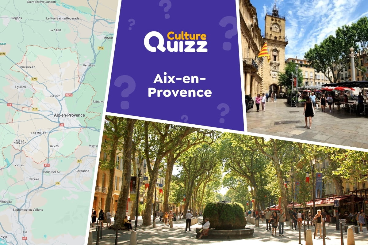 Quiz ville d'Aix-en-Provence - Aix-en-Provence Quiz pour tester ses connaissances - ville de France
