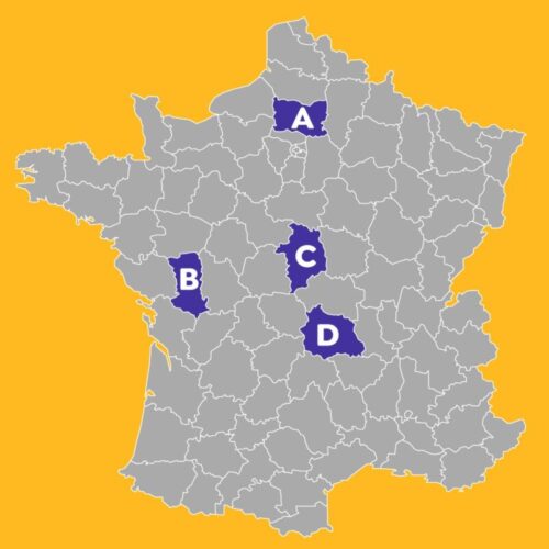 Lequel de ces départements correspond au Cher (18) ? 