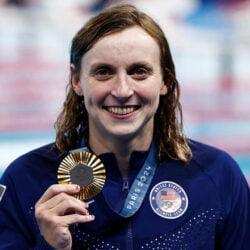 Katie Ledecky (USA) en natation 