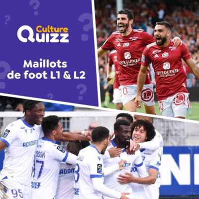 Associez les maillots de foot &agrave; la bonne &eacute;quipe de L1 et L2 - Quiz foot