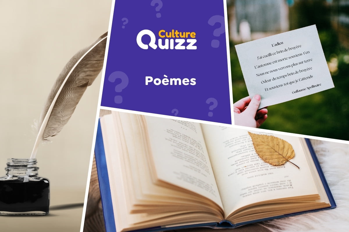 Quiz : les Poèmes français - Quiz littérature spécial poèmes français