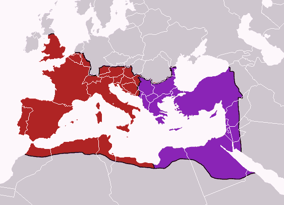 Sous quel nom était connu l’Empire romain d’orient jusqu’à la chute de Constantinople en 1453 ? 