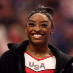 Simone Biles (USA) en gymnastique 