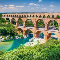 Le pont du Gard, France 