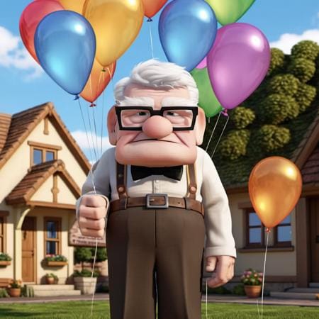Quelle personnalité a donné sa voix à la version française du personnage de Carl Fredricksen dans le film Là-haut ? La haut