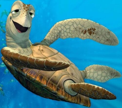 Quel acteur français donne sa voix à la tortue Crush au style rasta dans le film Le Monde de Nemo ? 