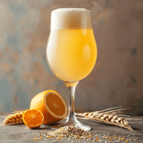 Parmi ces propositions, quelle céréale entre dans la composition de la bière blanche ? 