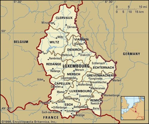 Le drapeau du Luxembourg est tricolore : rouge, blanc et bleu. Vrai ou faux ? 