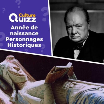 Trouvez l'année de naissance des personnages historiques