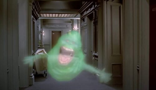 Quel est le nom donné au fantôme vert du film SOS Fantôme (1984) ? Film SOS Fantôme