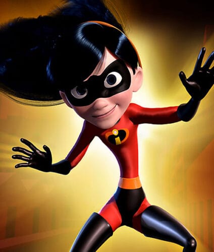 Quel est le prénom de la fille de la famille Parr dans les films Indestructibles de Pixar ? 