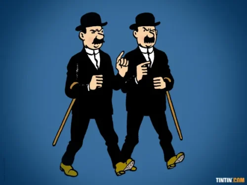 Comment se nomment les 2 détectives Dupont et Dupond des Aventures de Tintin en version anglaise ? 