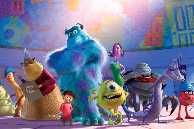 Quel est le nom du second film d'animation Pixar autour des personnages de Montres & Cie ? Monstres Cie Pixar