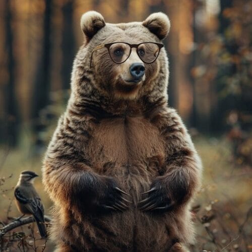 L’espèce d’ours nommée “ours à lunettes” porte ce nom car il est réputé pour son acuité visuelle exceptionnelle. Vrai ou faux ? 