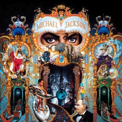 Quel est le nom de l'album de Michael Jackson associé à cette pochette emblématique ? 