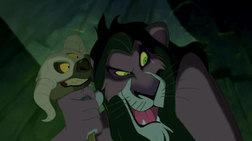 Quel est le titre de la chanson de Scar liée à cette scène du Roi Lion ? 
