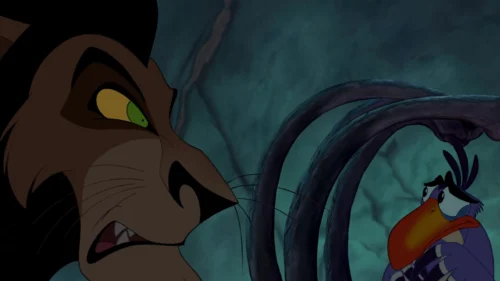 Quelle célèbre attraction des parcs Disneyland est gentiment moquée dans le film Le Roi Lion au travers du personnage de Scar ? 