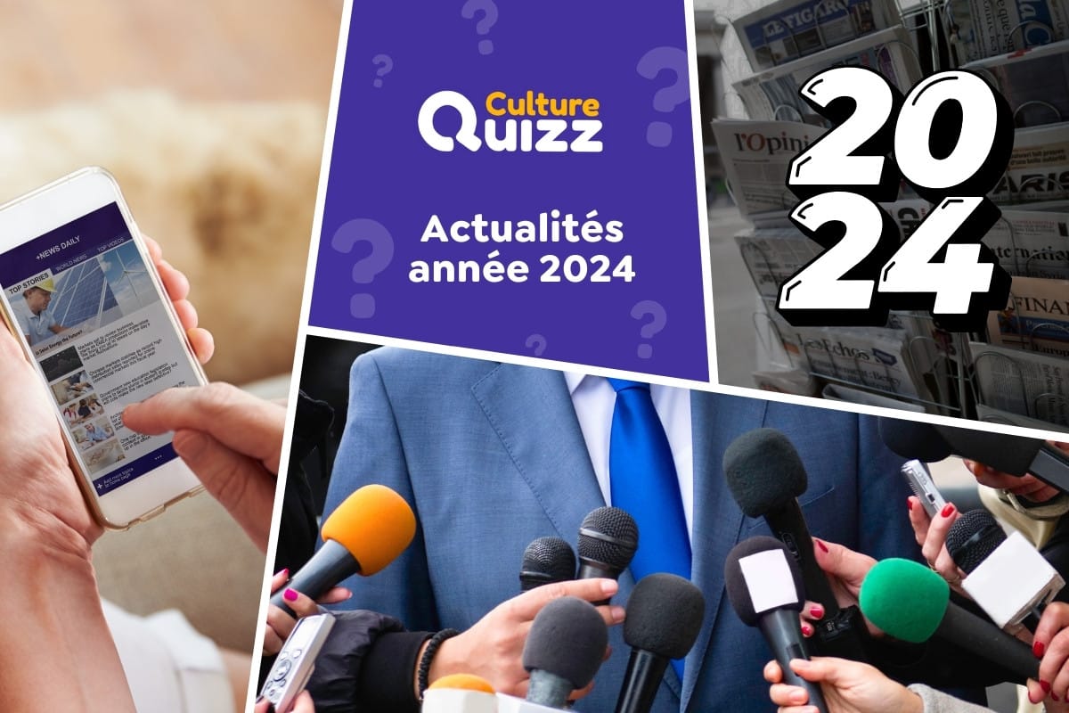 Quiz : Rétrospective de l'Actualité 2024 #1 - Quiz spécial actualité 2024 : sport, politique, insolite, scandale