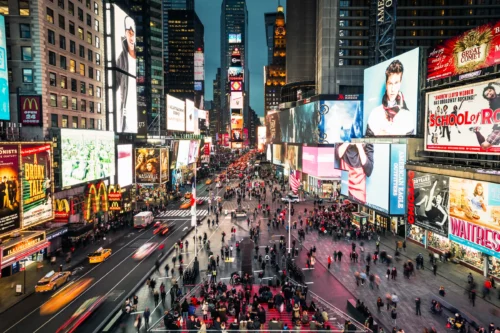 Quel est le nom de cette place de New York ? 