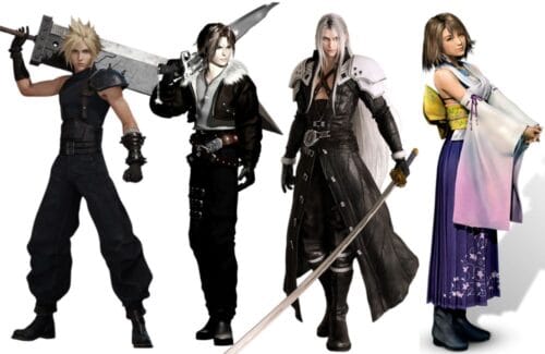 De quelle saga de jeux vidéo sont originaires des personnages comme Sephiroth, Cloud ou bien Yuna ? 