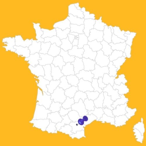 Laquelle de ces villes est située à cet emplacement ? 