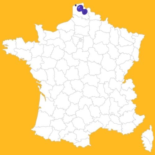 Quelle ville correspond au point sur la carte ? 