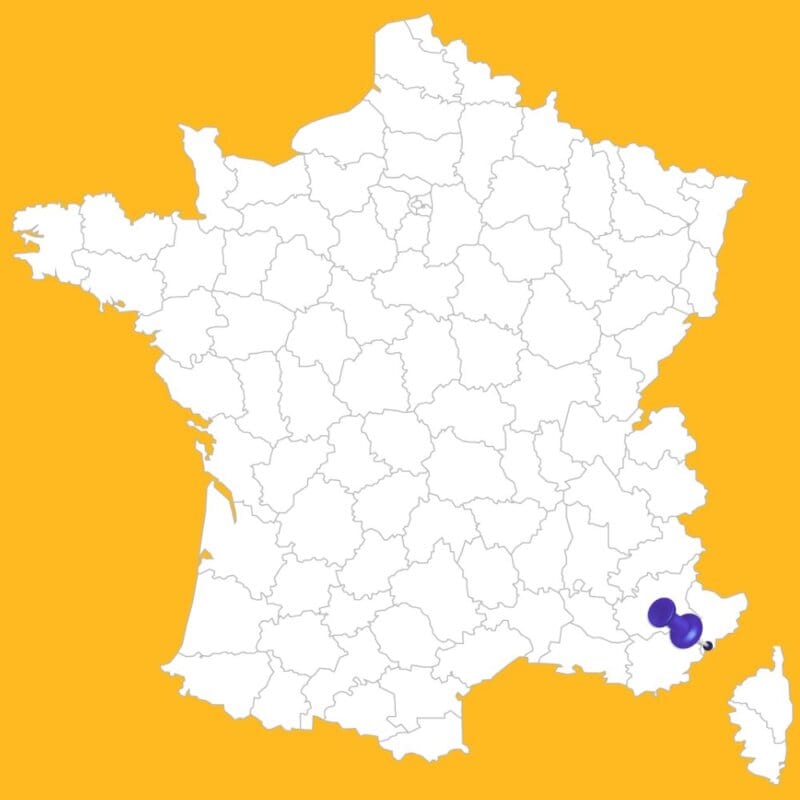 Quelle est la ville placée sur la carte ? 