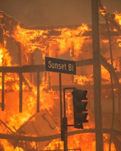 Quel quartier de Los Angeles a été tout particulièrement dévasté par les incendies de janvier 2025 ? 