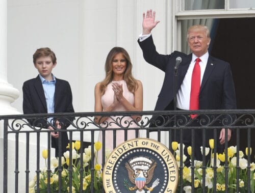 Quel est le nom du dernier fils de Donald Trump né de son mariage avec Melania Trump ? 
