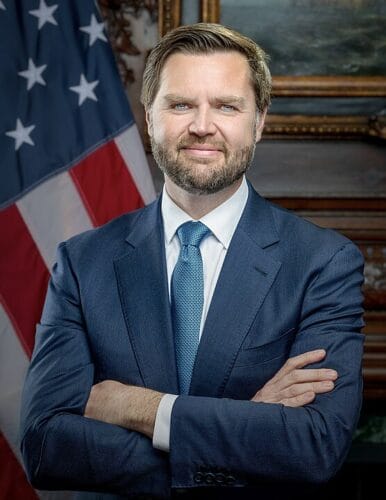 Quel est le nom de cet homme, vice-président des États-Unis pour le second mandat de Donald Trump ? 