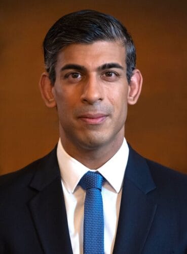 Quel est le nom de cet homme, ancien premier ministre britannique entre 2022 et 2024 ? 