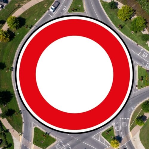Dans quel contexte peut-on rencontrer ce panneau de signalisation ? 