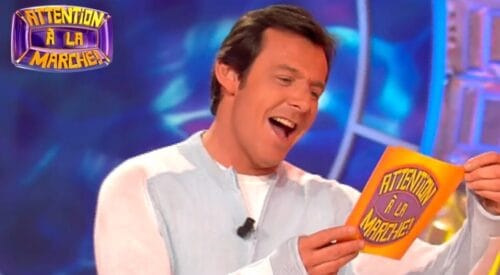 Quelle question était posée par Jean-Luc Reichmann dans le jeu Attention à la marche ? 