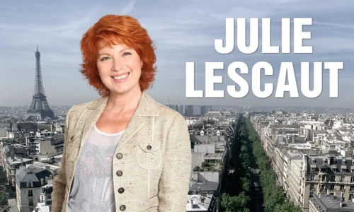En quelle année la série Julie Lescaut, avec Véronique Genest, a-t-elle été diffusée pour la première fois à la télévision française ? 