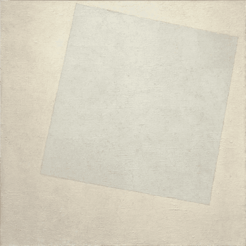 Dans quel pays est né le mouvement artistique nommé le suprématisme illustré par la toile “Carré blanc sur fond blanc” ? 