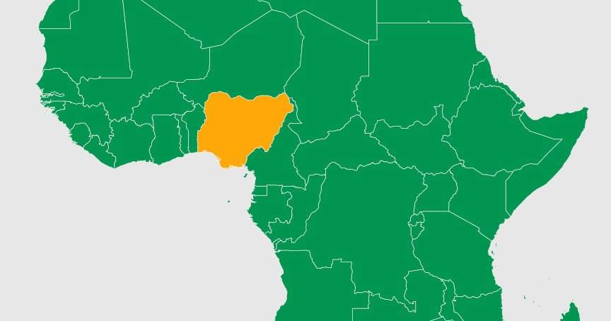 Quel pays est le plus peuplé d'Afrique ? Nigeria Carte Afrique
