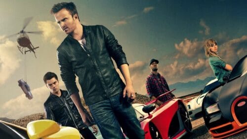 Quel jeu vidéo de simulation automobile a été adapté au cinéma en 2014 avec l’acteur Aaron Paul ? 