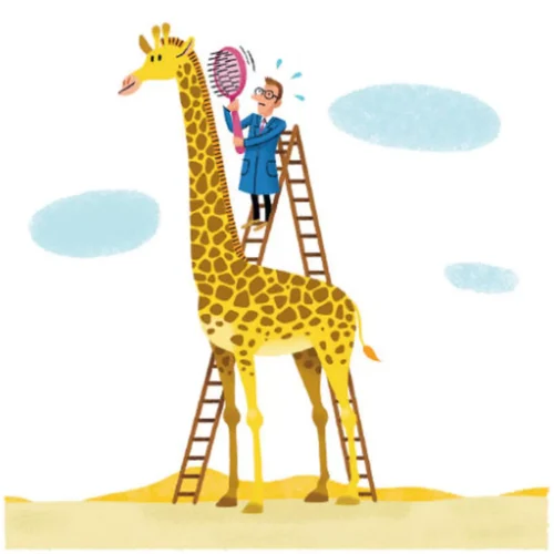 Quelle est la signification de l'expression : peigner la girafe ? 