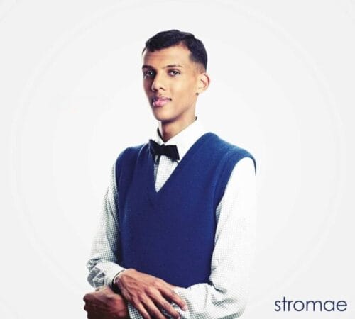 Quel est le nom du premier album de Stromae sorti 2010 et associé à cette image ? 
