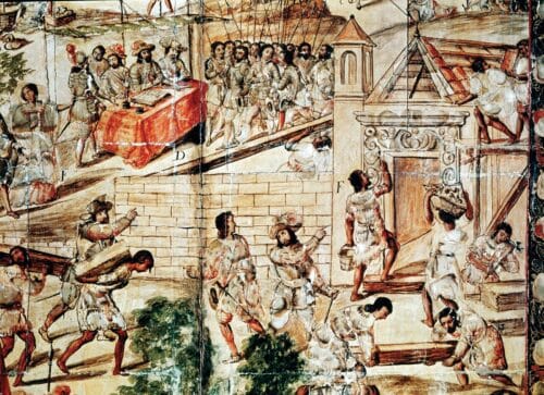 Sur les ruines de quelle capitale aztèque, la ville de Mexico a-t-elle été fondée ? 