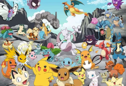 Quelle phrase est associée au dessin animé Pokémon ? 