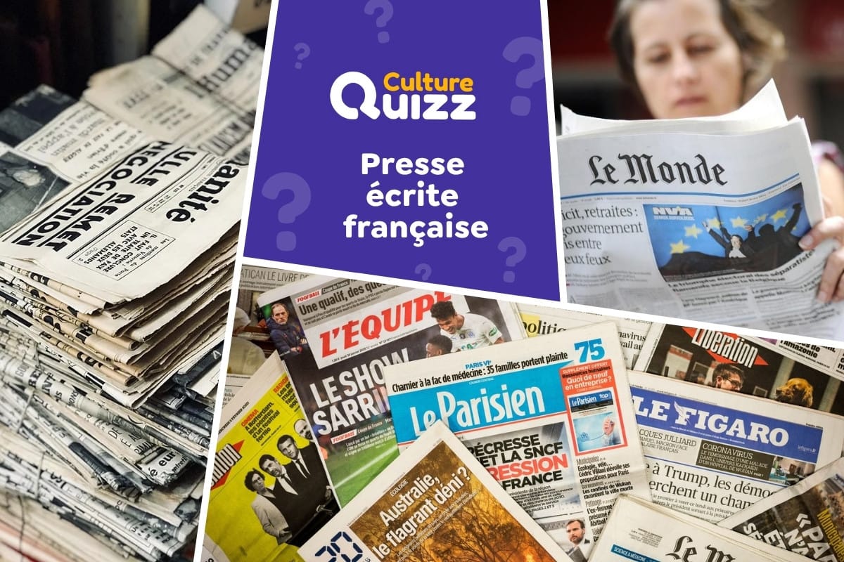 Quiz spécial Presse écrite française #1 - Quiz presse française - Le Monde, Le Figaro, Libération...