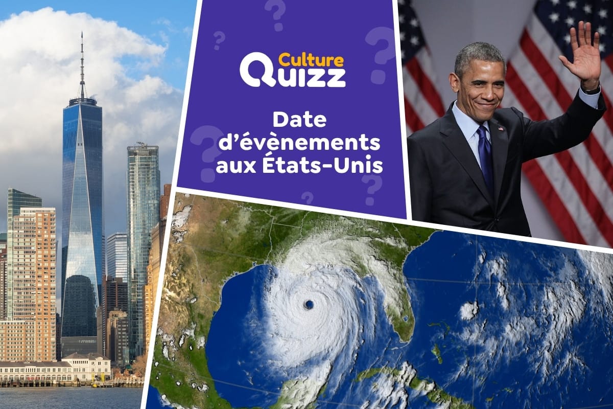 Quiz : Classez des évènements américains selon l'année - Période 2000 - 2020 - Remettez dans l'ordre des évènements américains selon l'année