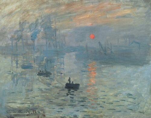 Quel est le nom de ce tableau important dans la carrière de Claude Monet ? 