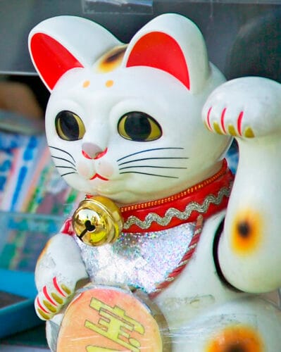 Dans la culture japonaise, comment s’appelle le chat censé apporter prospérité et chance ? 